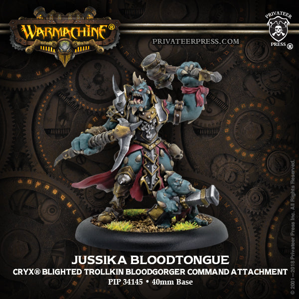 Warmachine: Cryx - Jussika Bloodtongue, Character Bloodgorger Command