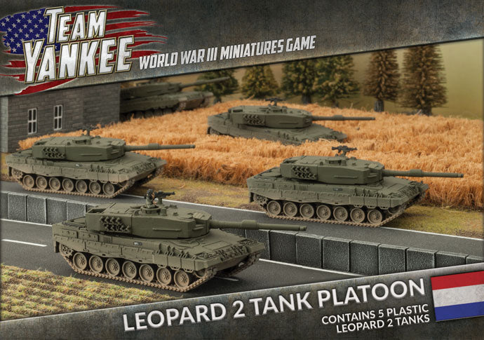 Flames of War: Team Yankee WW3: Dutch (TDBX01) - Leopard 2 Tank Platoo