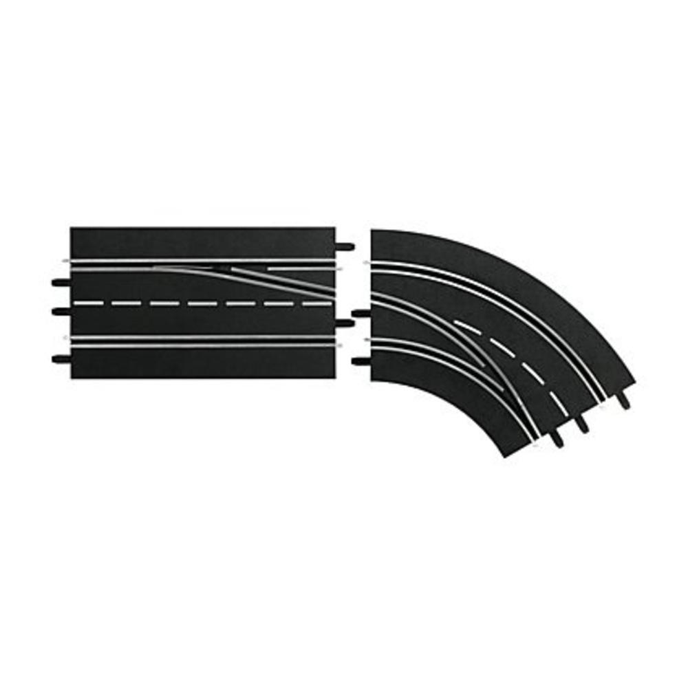 Slot Car Track - Lane Change Curve, Right (Out to In), Digital 124/132