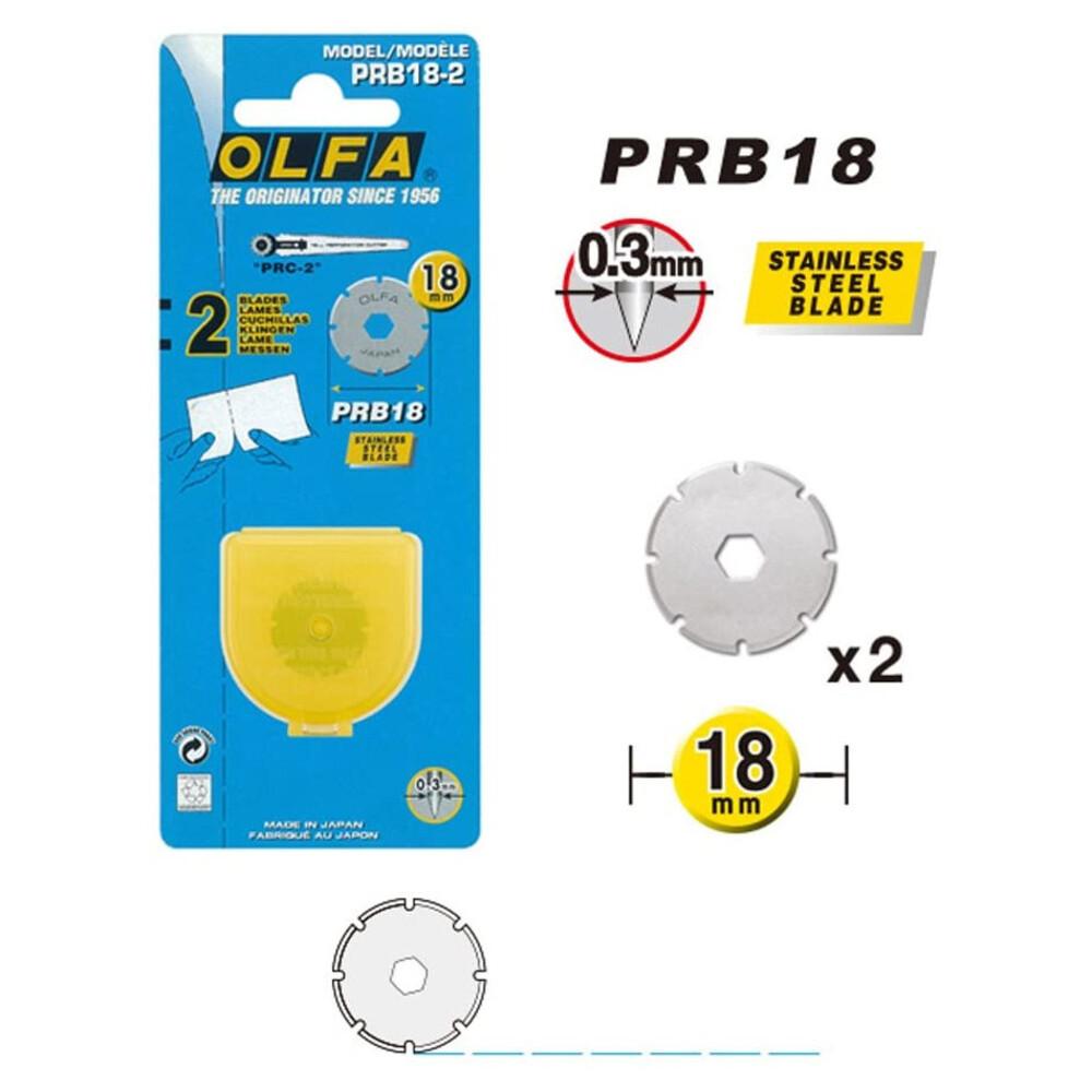 Olfa PRB18-2 (18mm) Rotary Blades