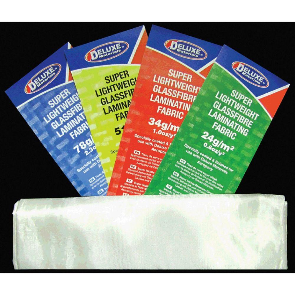 Lightweight Fibreglass Cloth, 1.5 oz, 1 Sq Meter, White