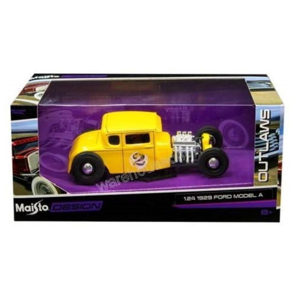 Die-Cast 1/24 1929 Ford Model A Custom (Yellow)