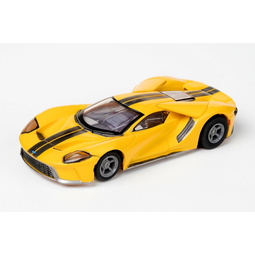 AFX HO Scale Ford GT (Triple Yellow ver.)