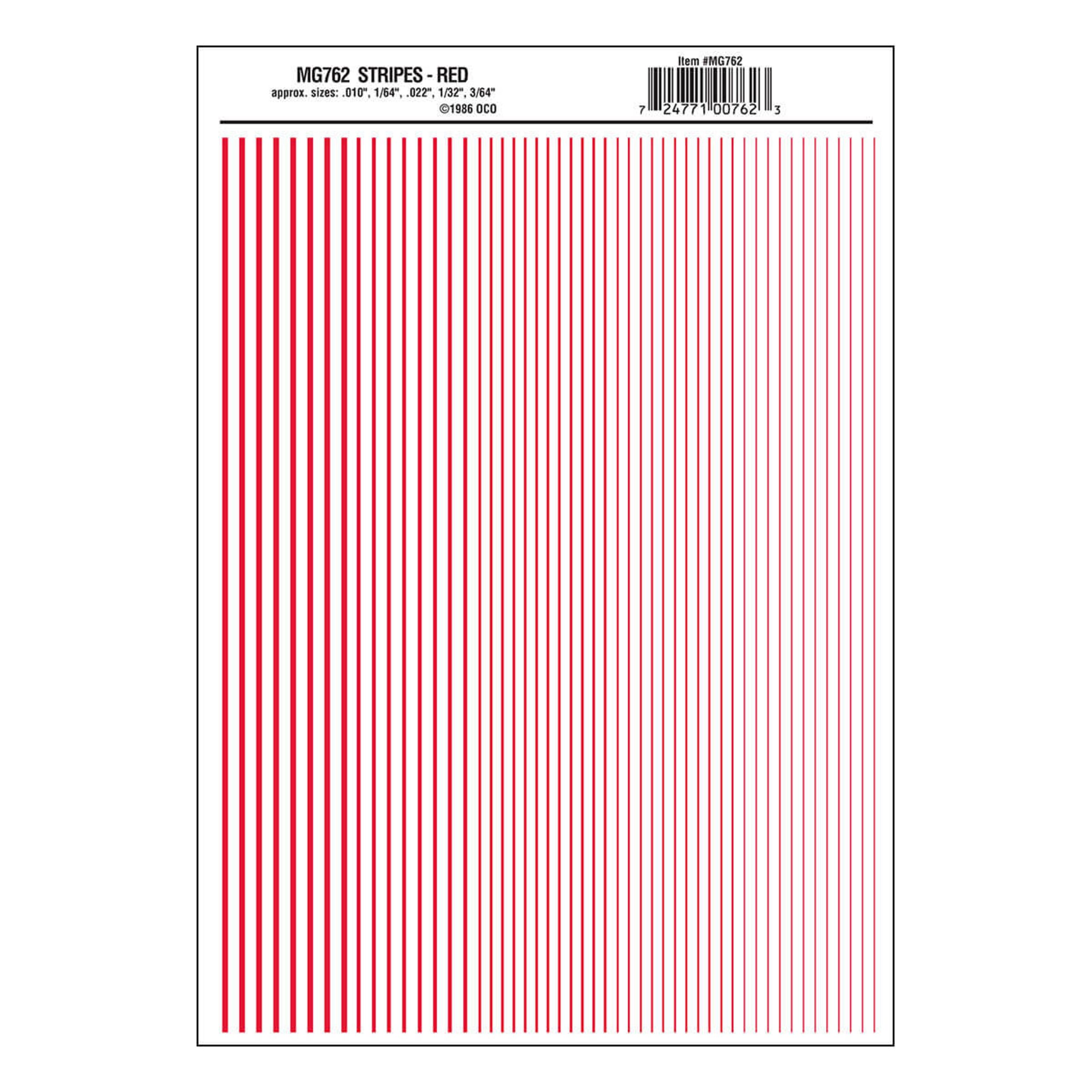 Woodland Scenics Stripes (Red)