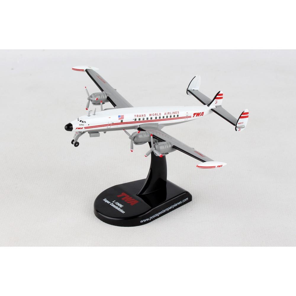 1/300 Die-Cast Postage Stamp TWA Lockheed L1049G Super Constellation