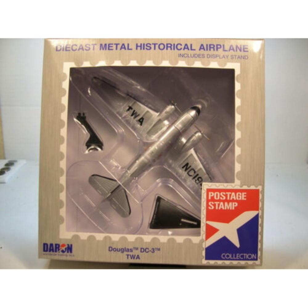 1/144 Die-Cast Postage Stamp TWA DC-3 Victory in the Air - Buy Bonds