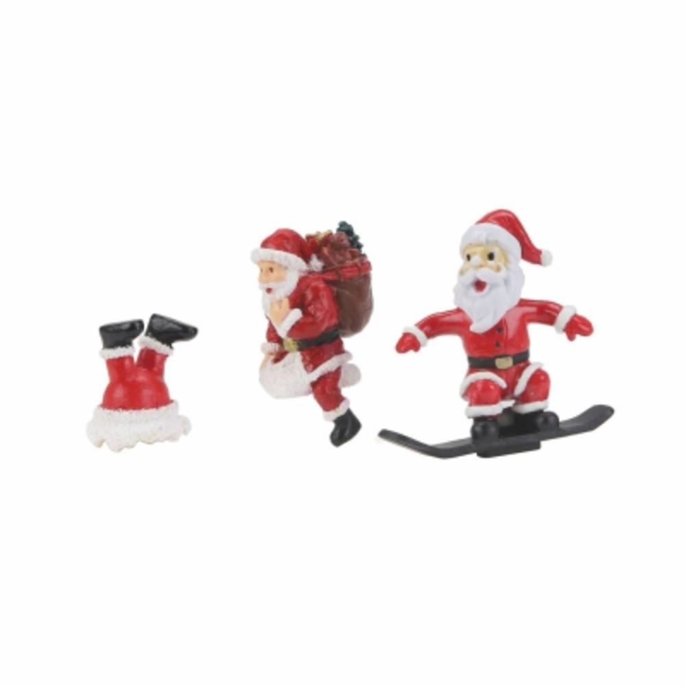 O-Scale 3-Piece Santa Figure Set