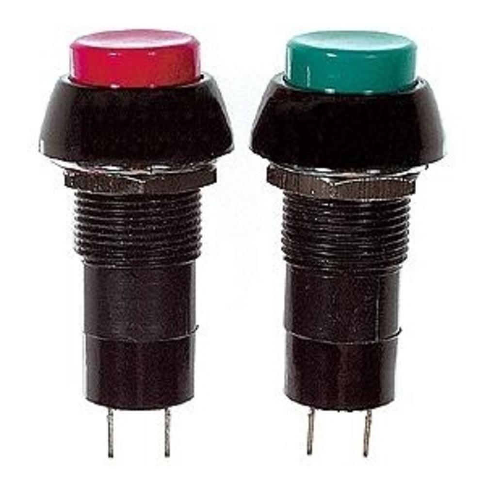 Switch - SPST 3amp 120vc Momentary-Normally Open Push Button Switch