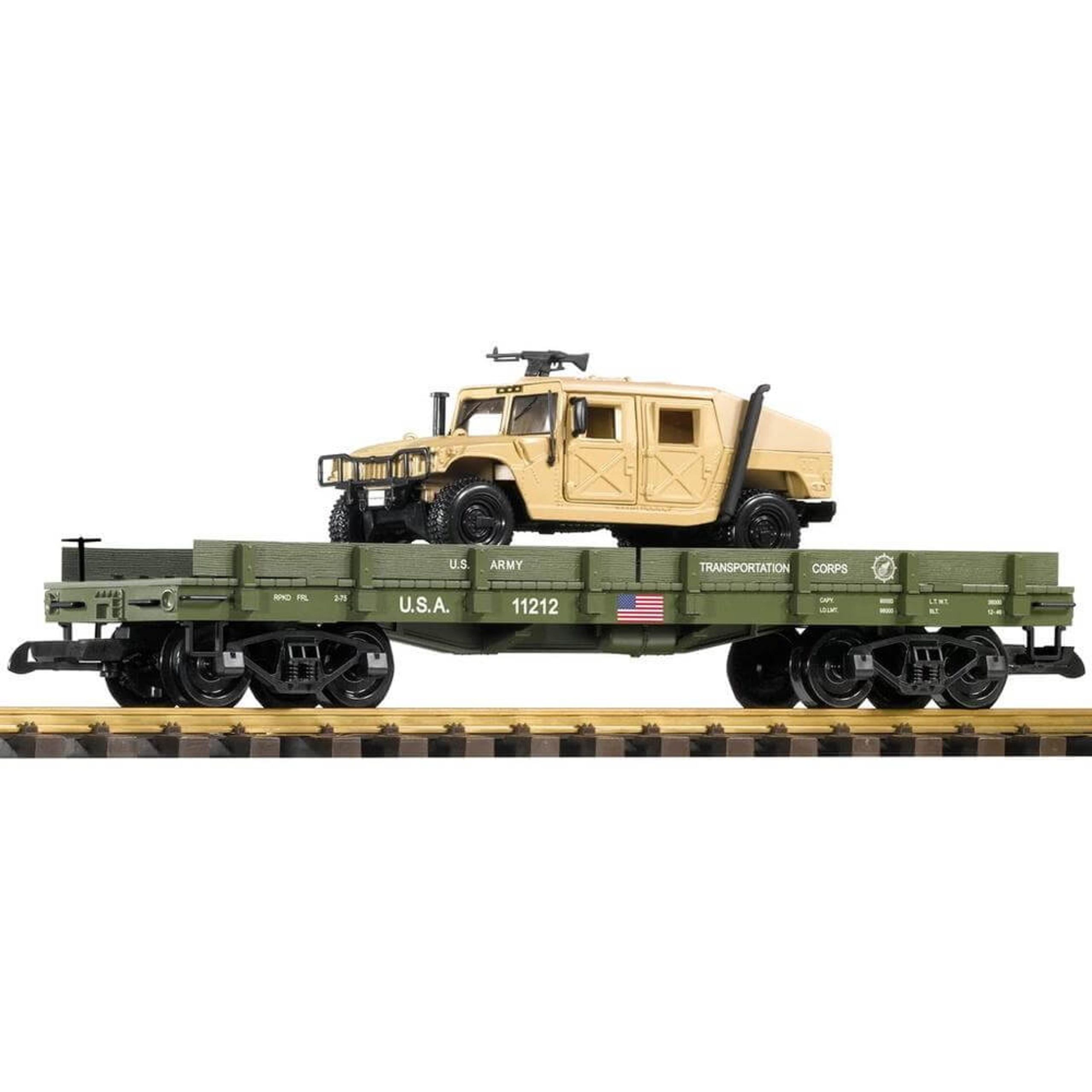 G-Scale USATC Humvee Auto Transport