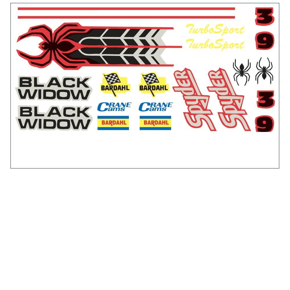 Pinewood Derby Spyder Decal
