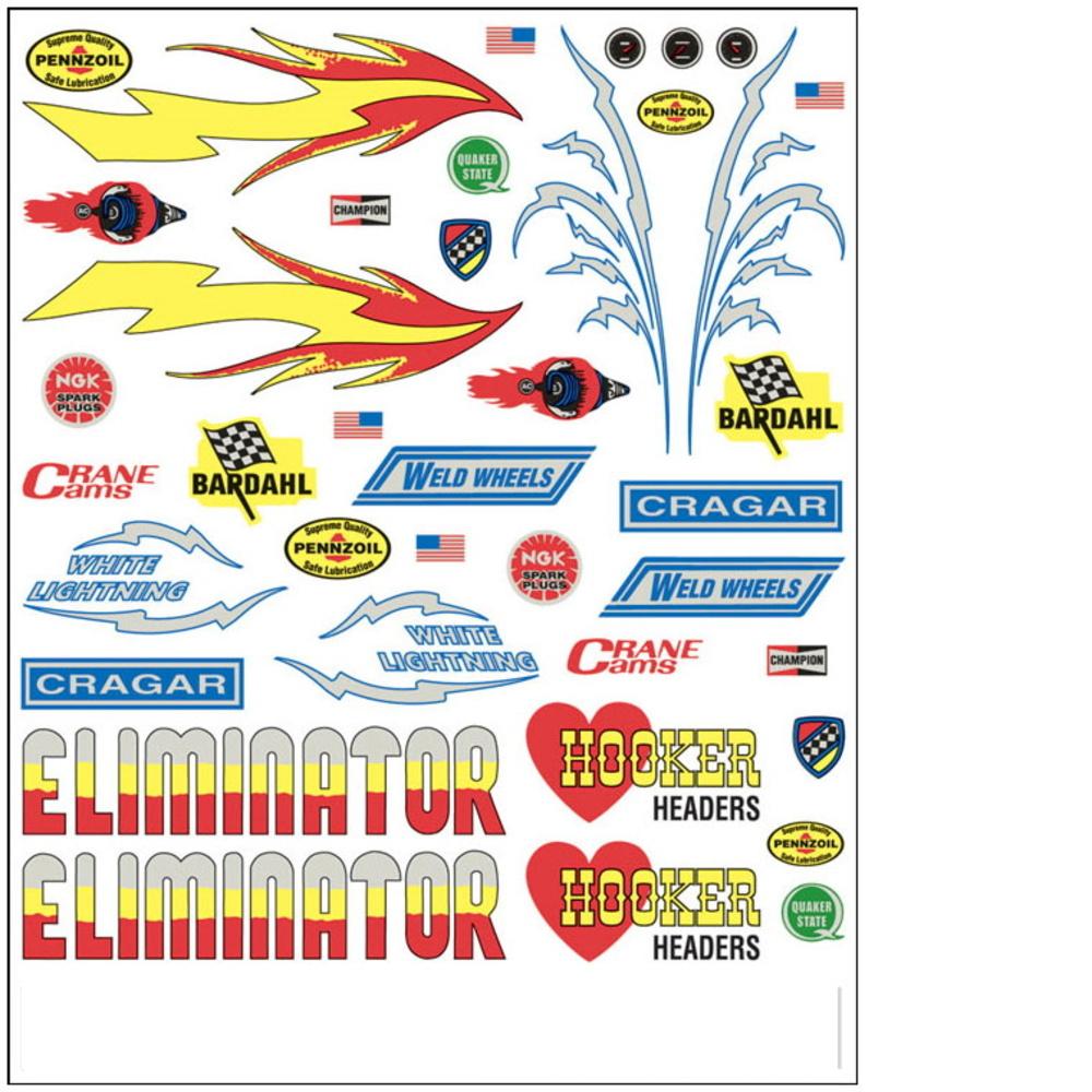 Pinewood Derby Hot Rod Decal