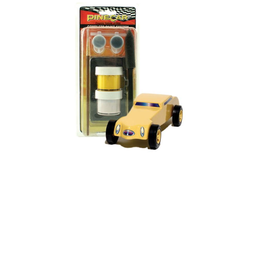 PineCar Complete Paint System - Cosmic Yellow