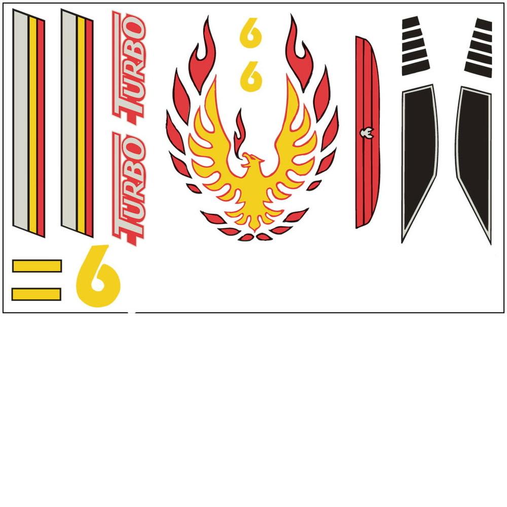 Pinewood Derby Turbo Decal