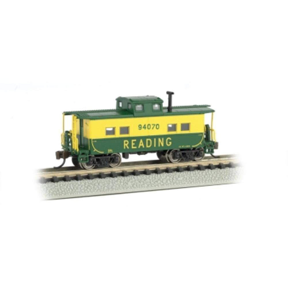 N-Scale Reading #94070 (Green & Yellow) - NE Steel Caboose