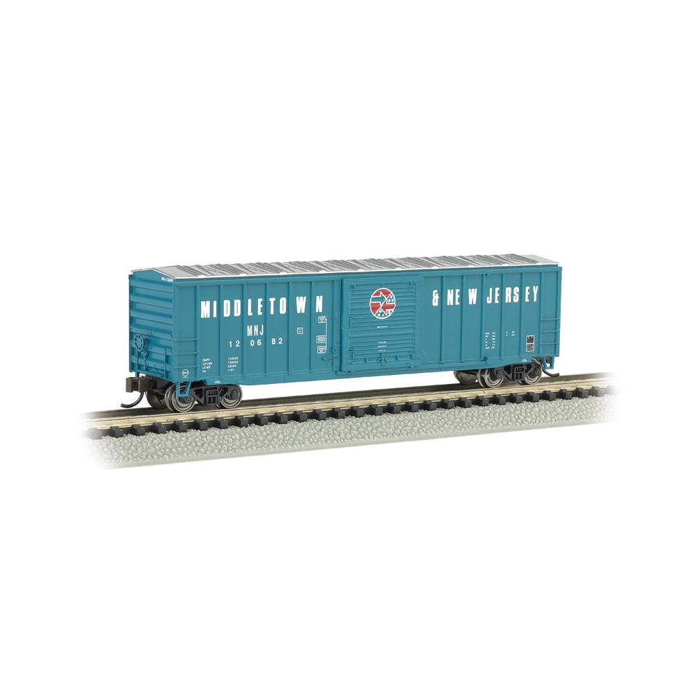 Bachmann N-Scale Middletown & NJ ACF 50.5ft Outside Braced Box Car