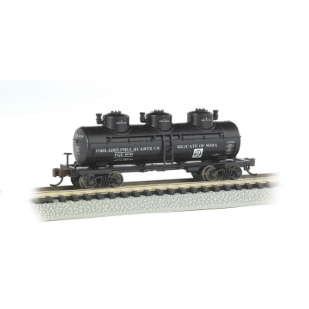 N-Scale Philadelphia Quartz Co. - 3-Dome Tank Car