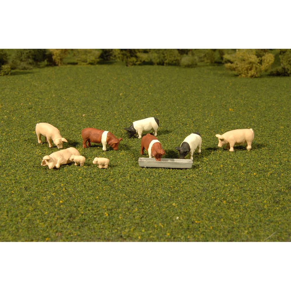 Bachmann HO Pigs (9 pcs)
