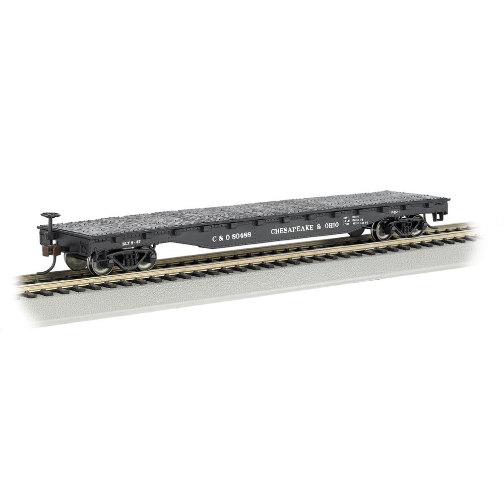 Bachmann HO Chesapeake & Ohio 52ft Flat Car