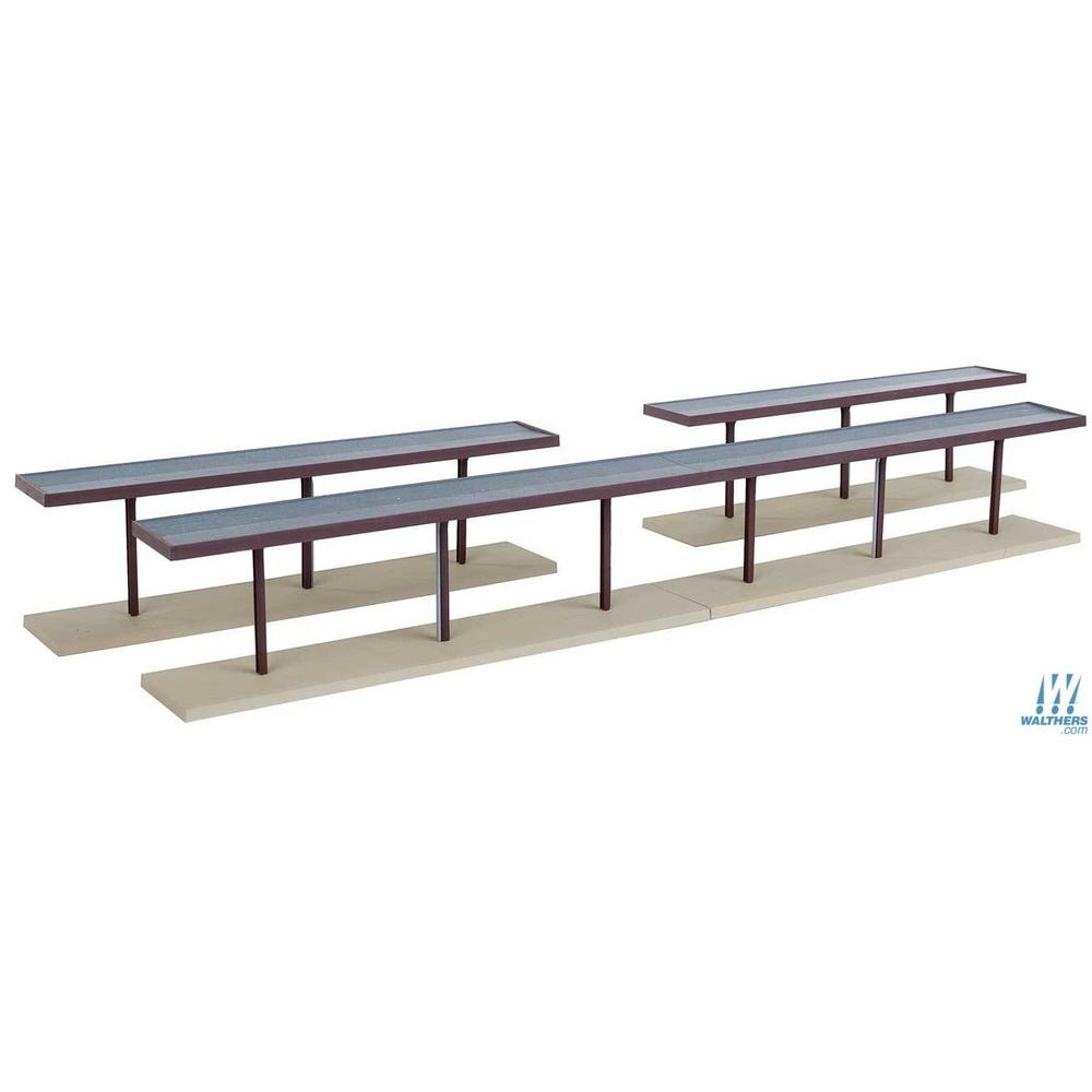 HO Suburban Station Platforms -- Kit pkg(4)