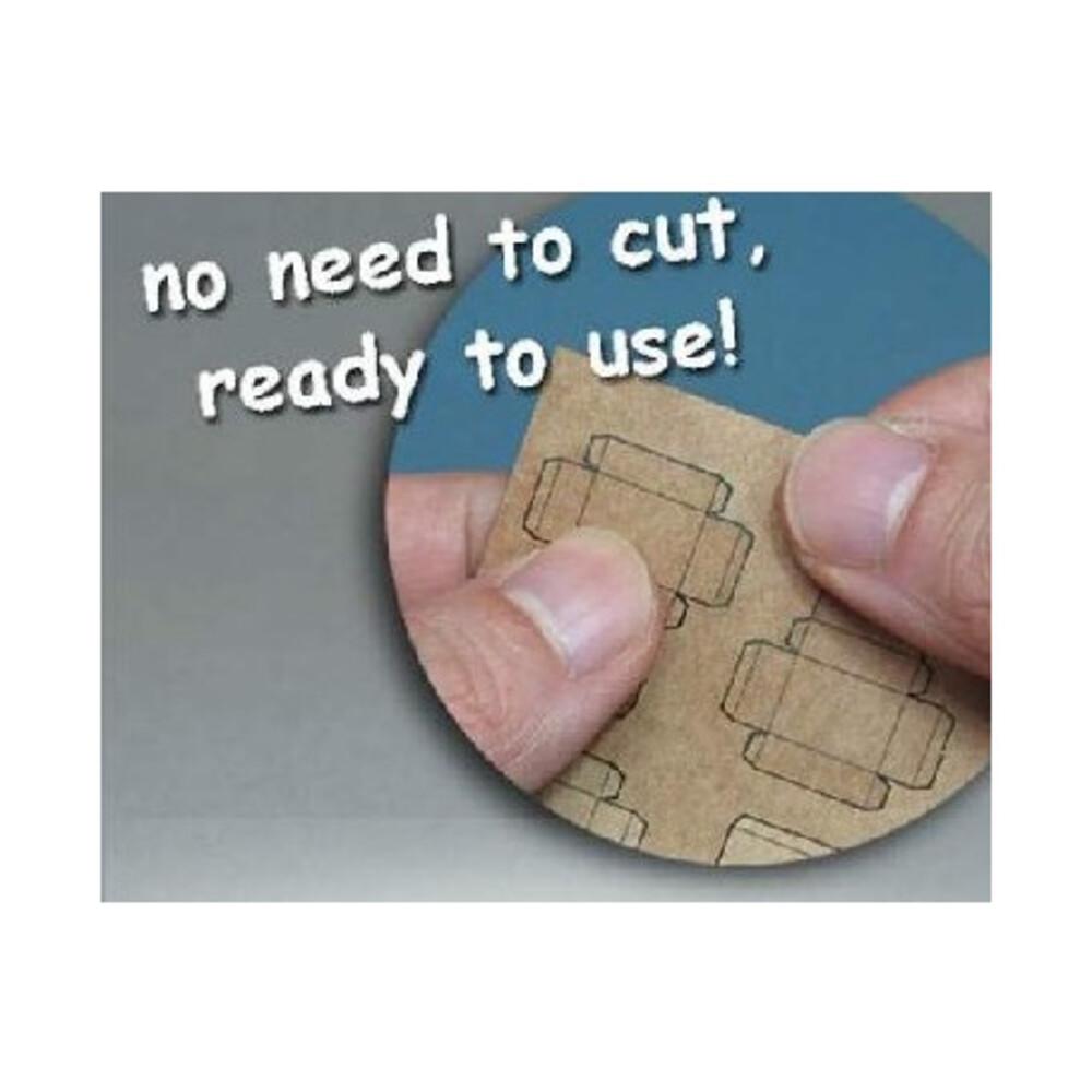 J Work 1/35 Pre-cut Cardboard WWII Germany Army Tent (Brown Camo)