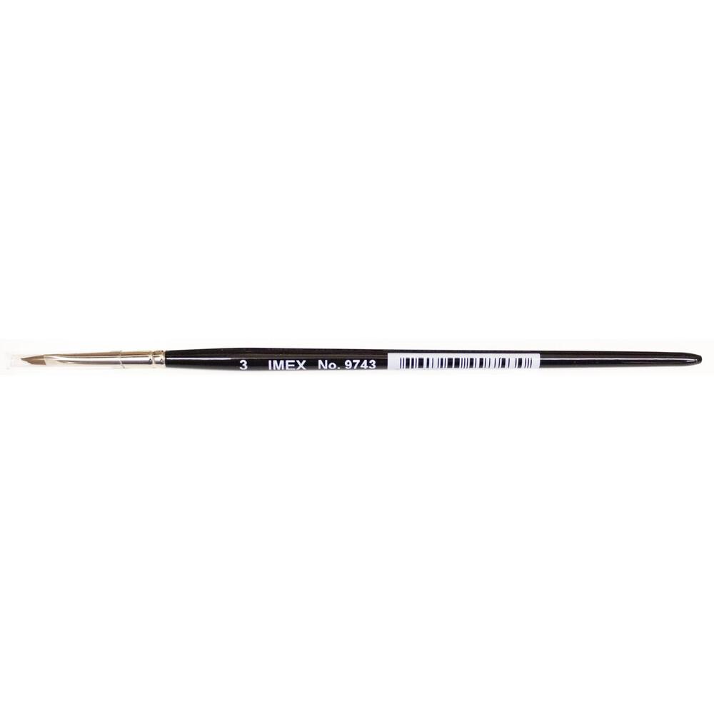 IMEX Martisan Kolinsky Angled Tip Brushes 3