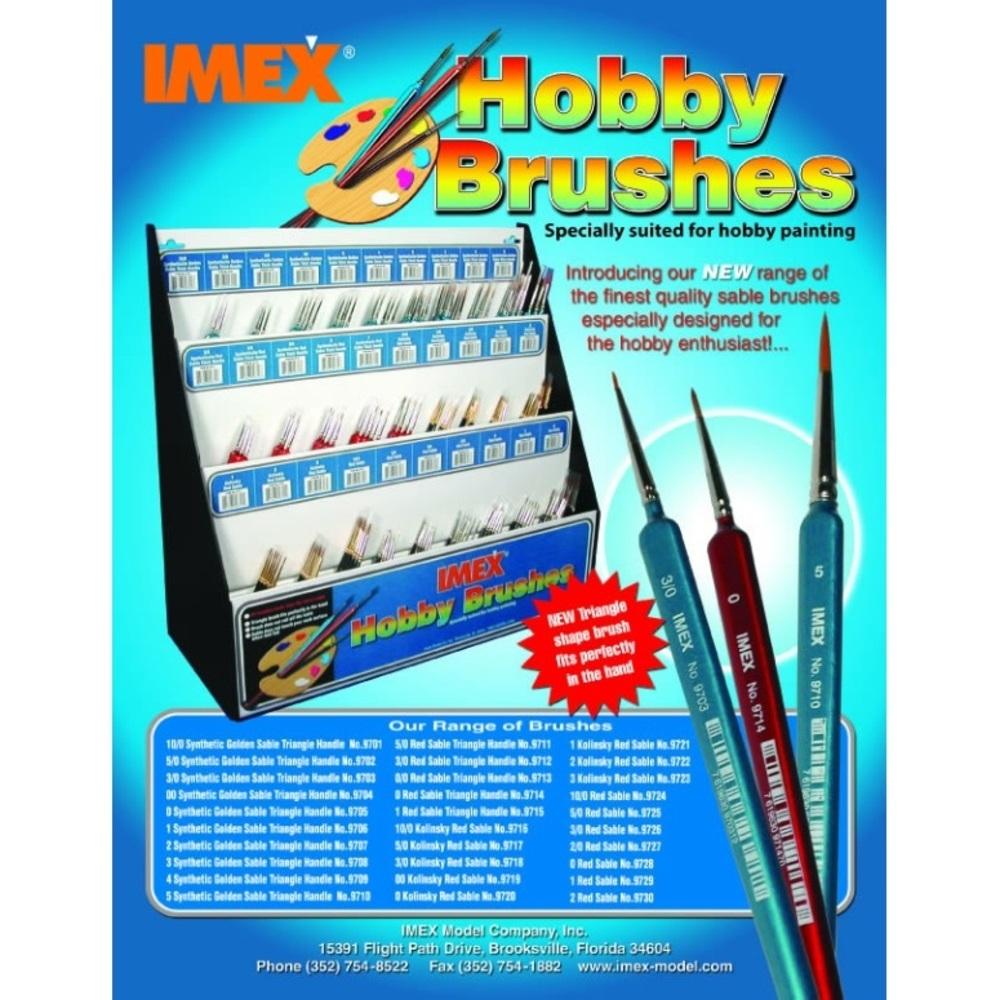 Brush - 3 Kolinsky Red Sable (1)