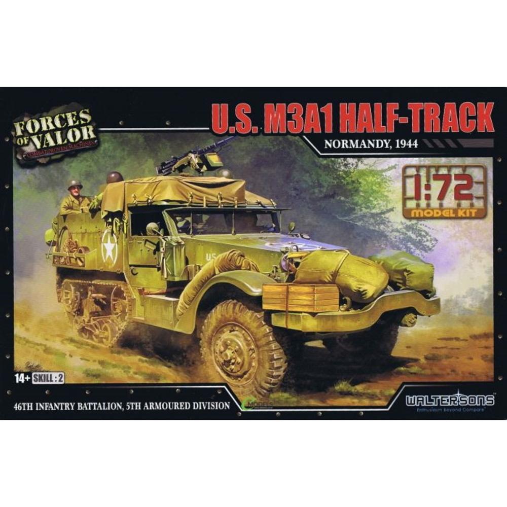 1/72 U.S. M3A1 Half Truck, Normandy 1944