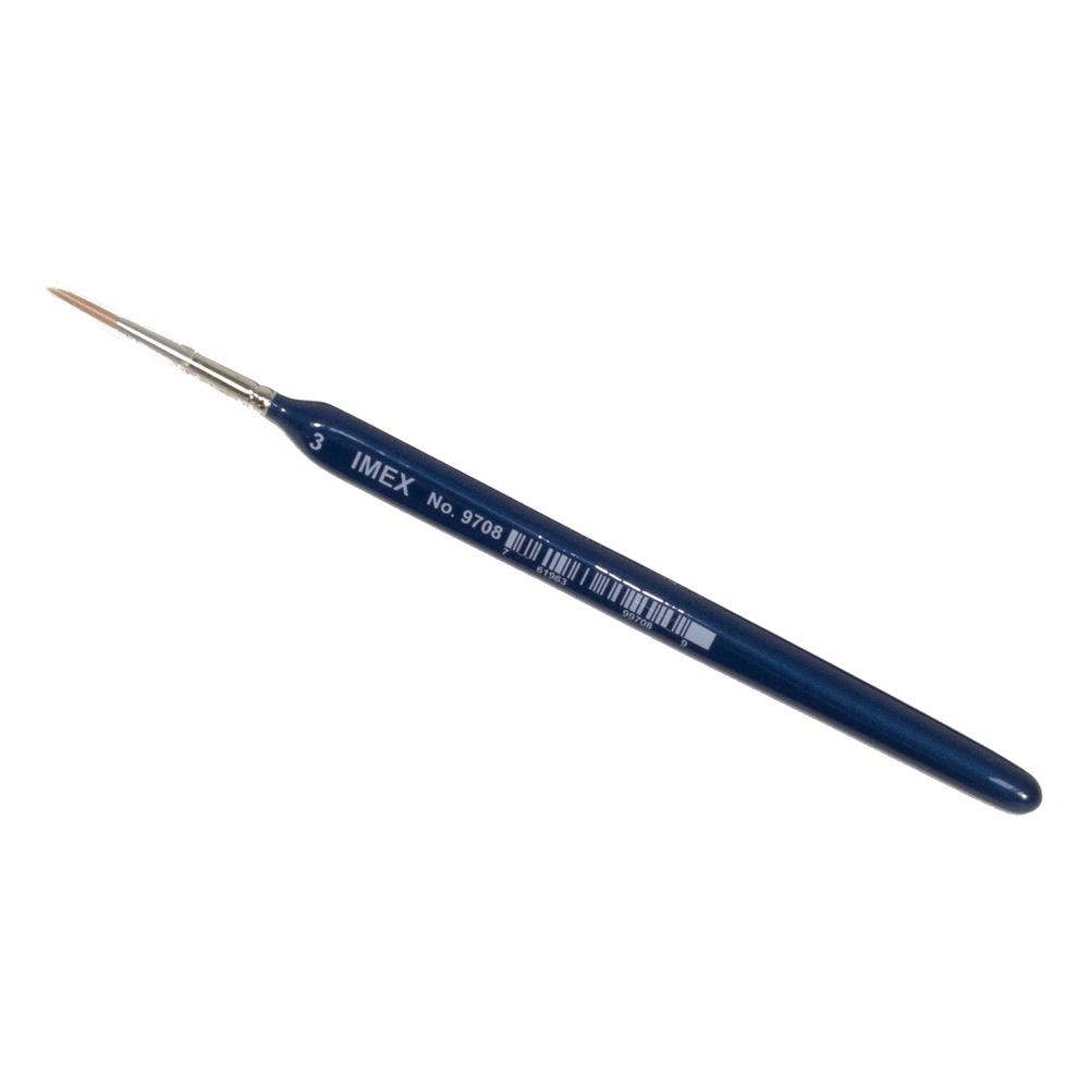 3 Golden Sable Brush w/ Triangle Handle