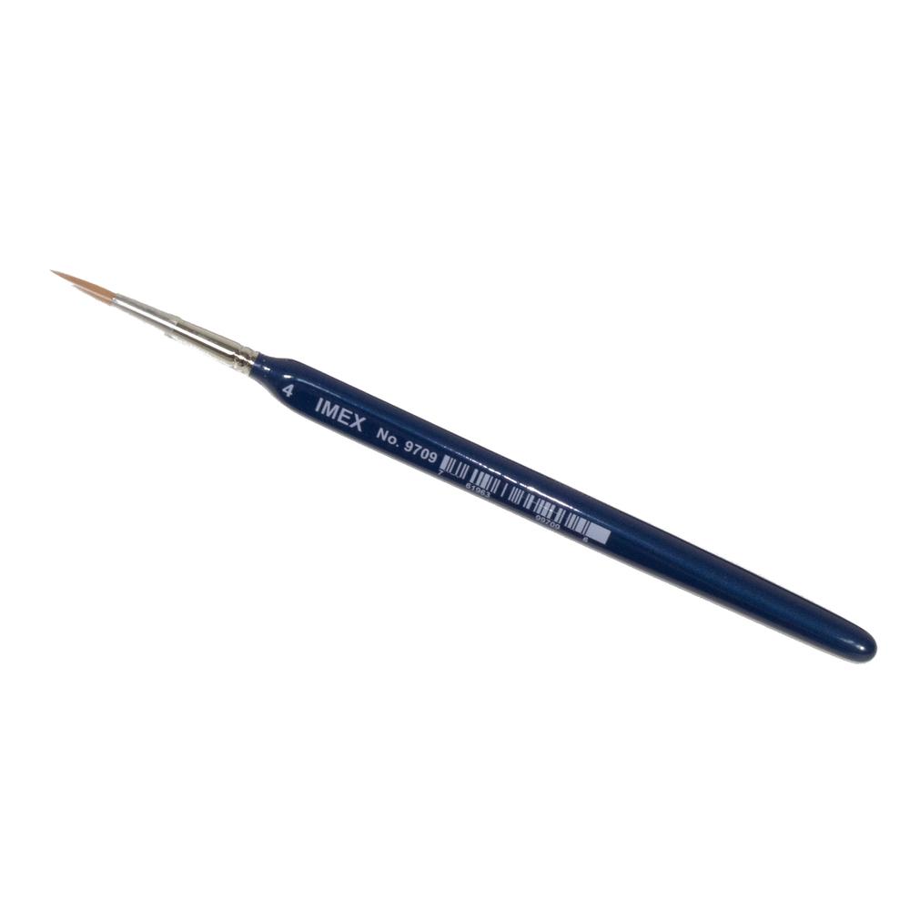 4 Golden Sable Brush w/ Triangle Handle