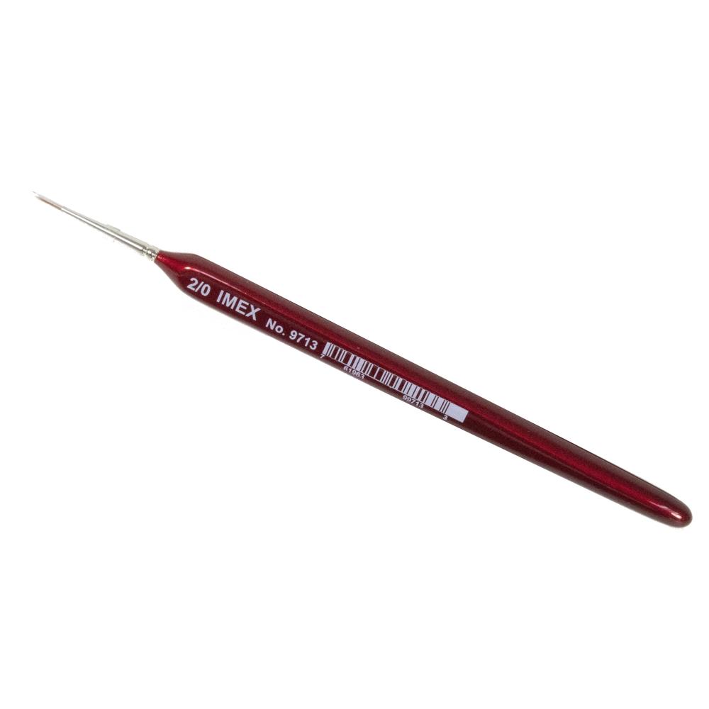 2/0 Red Sable Brush w/ Triangle Handle