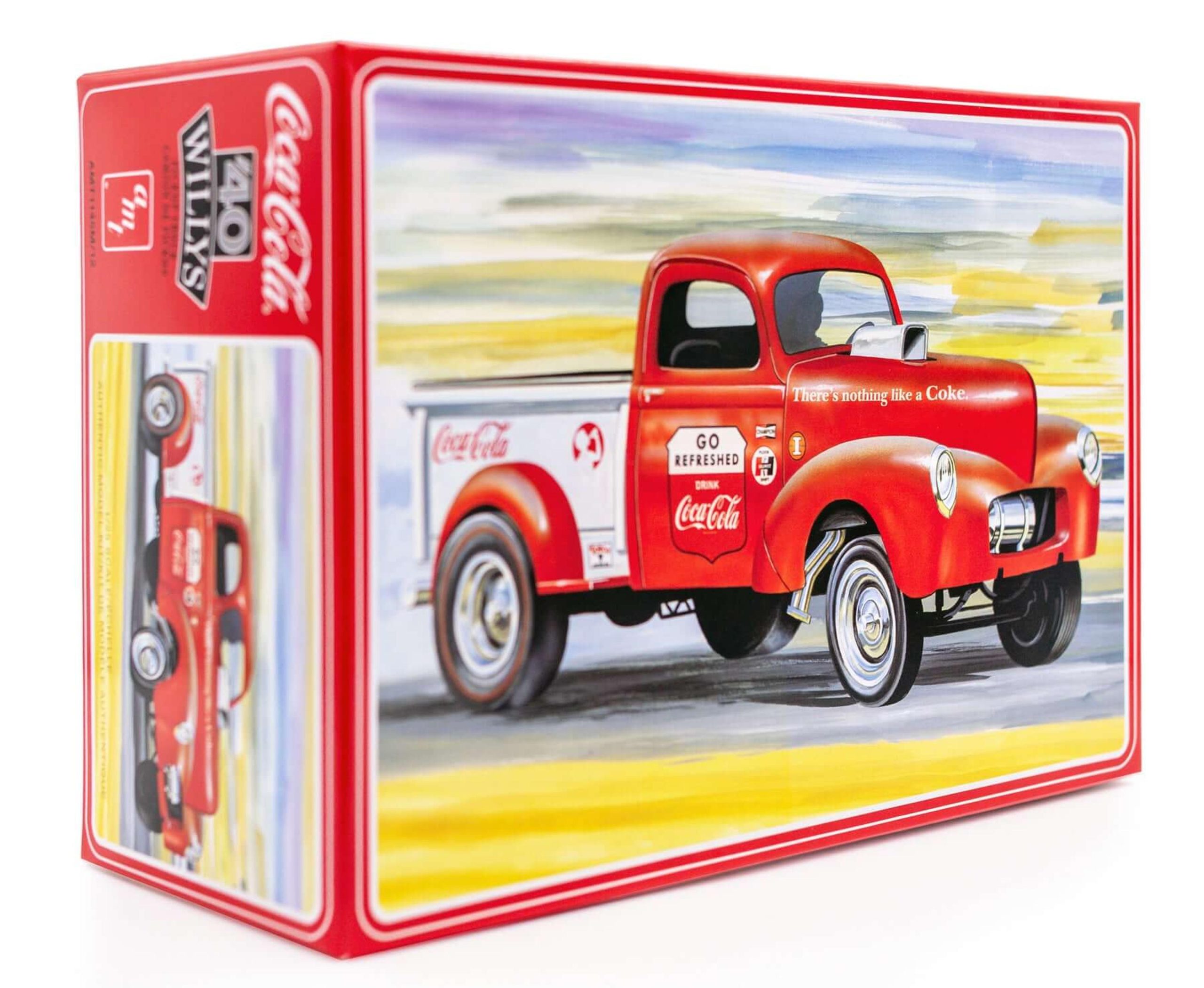 AMT 1/25 1940 Willys Coca-Cola Pickup Gasser Model Kit