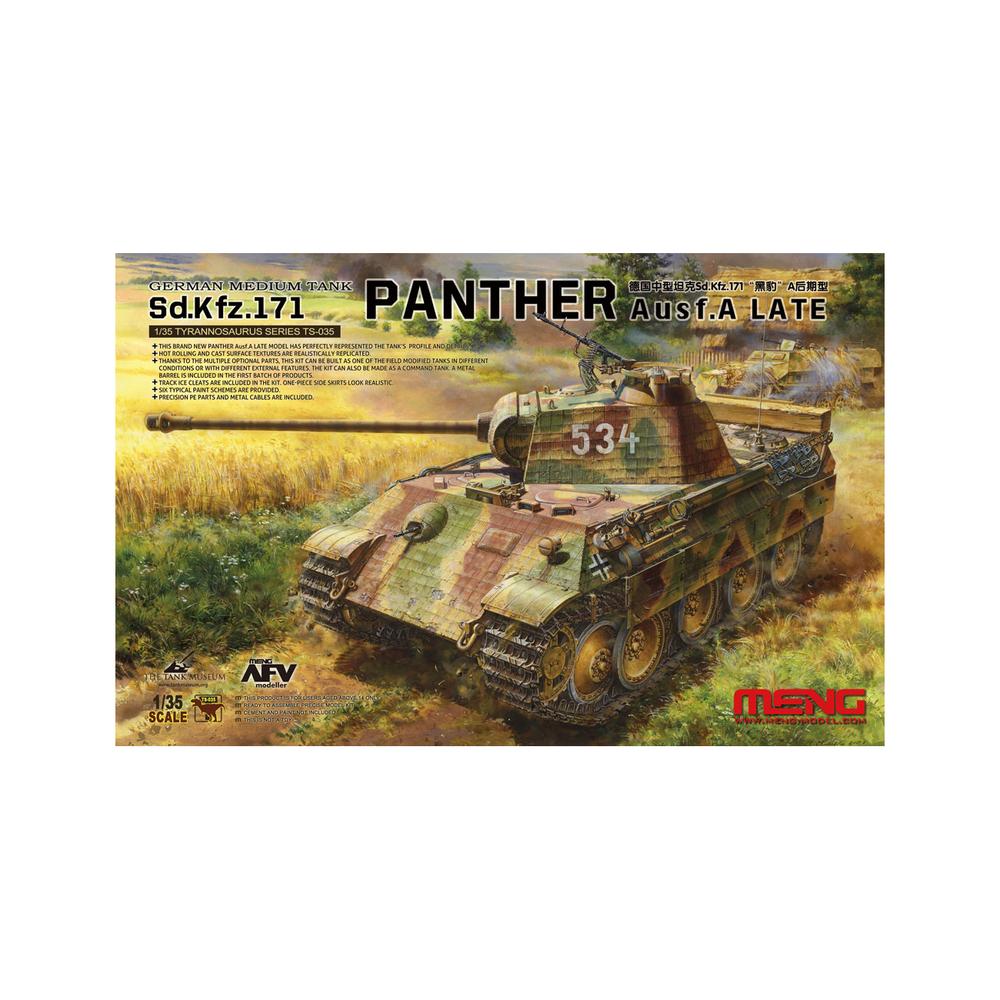 Mengs 1/35 SD.KFZ.171 Panther Ausf.A Late Ver. Model Kit
