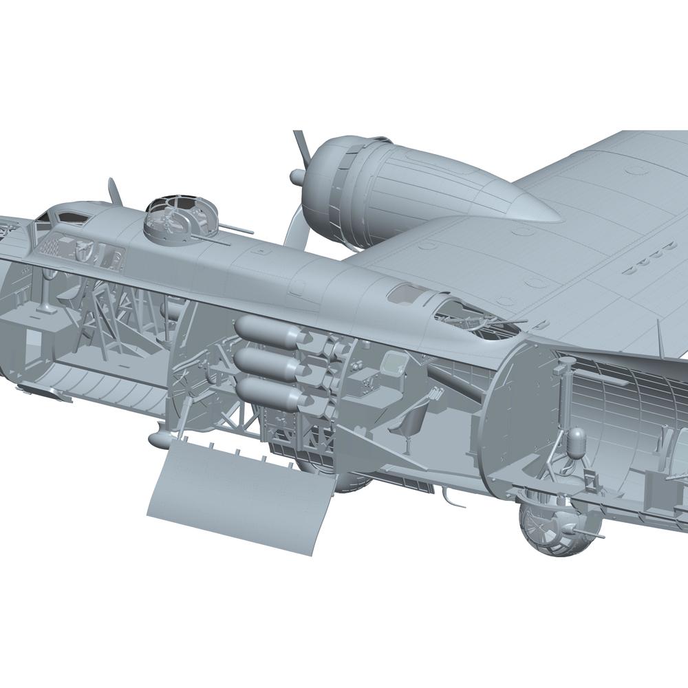 HK Models 1/48 WWII B-17F Flying Fortress Model Kit