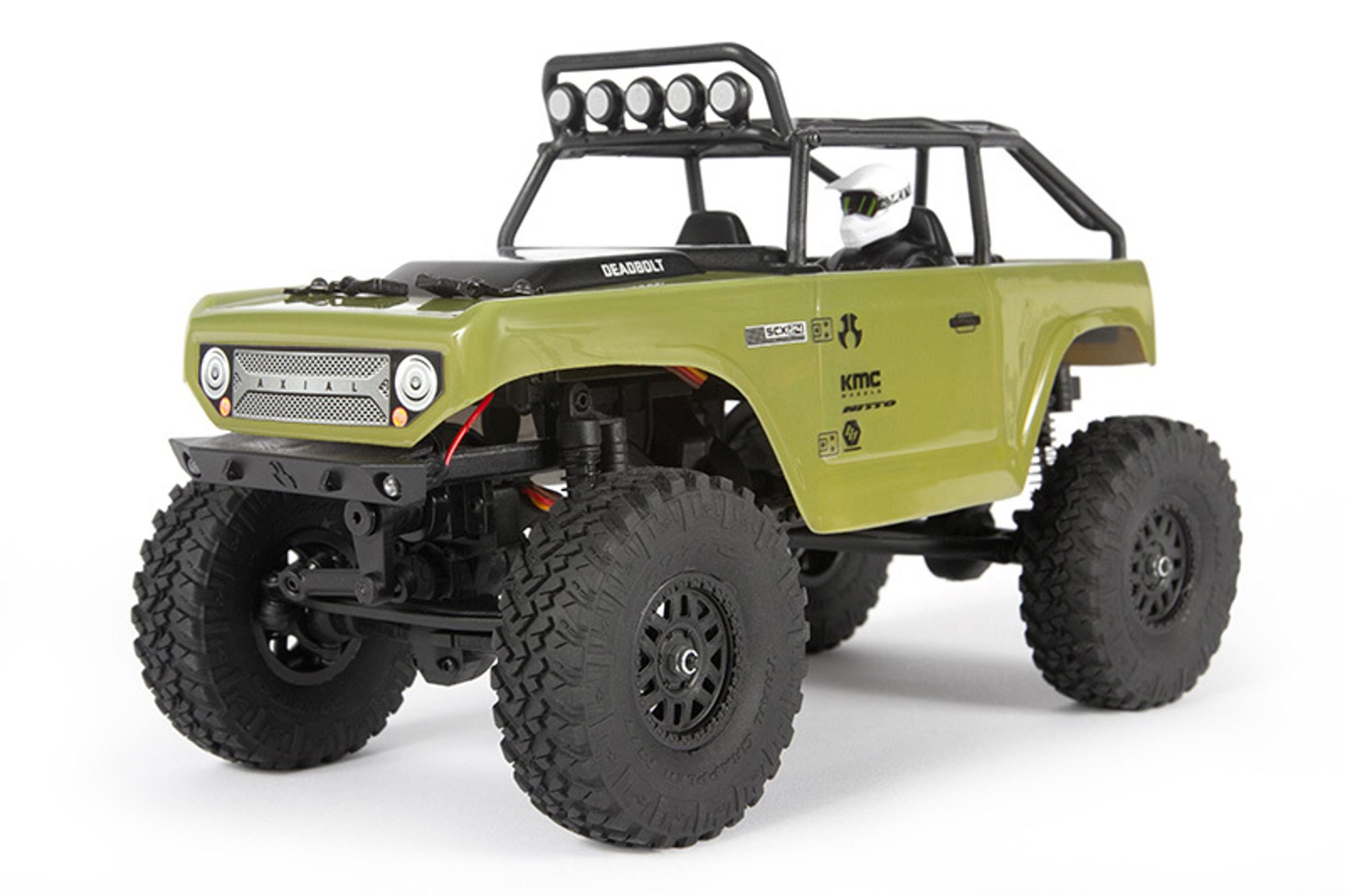 1/24 SCX24 Deadbolt 4WD Rock Crawler Brushed RTR, Green