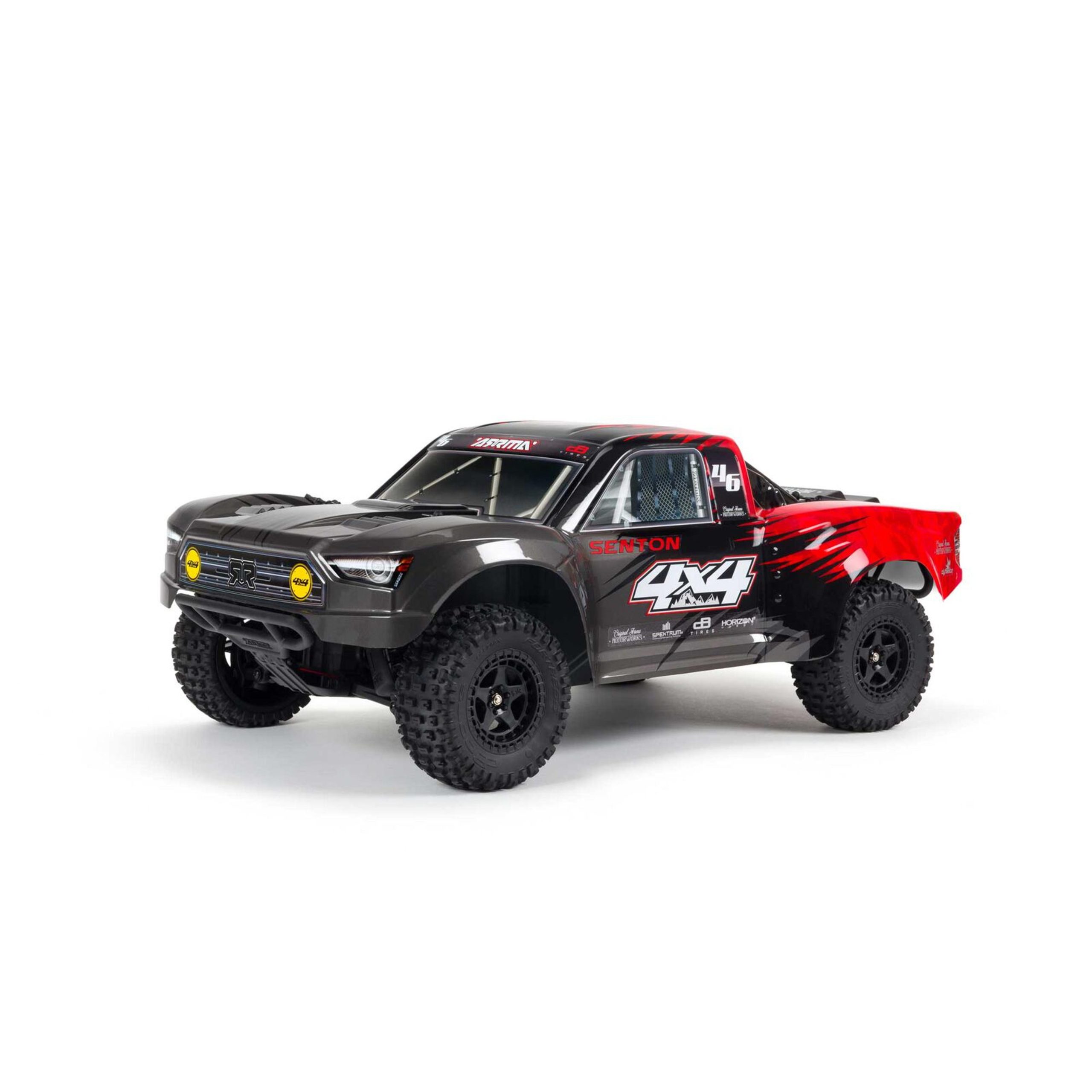 ARRMA 1/10 Senton Mega 4WD Short Course Truck RTR, Red/Black
