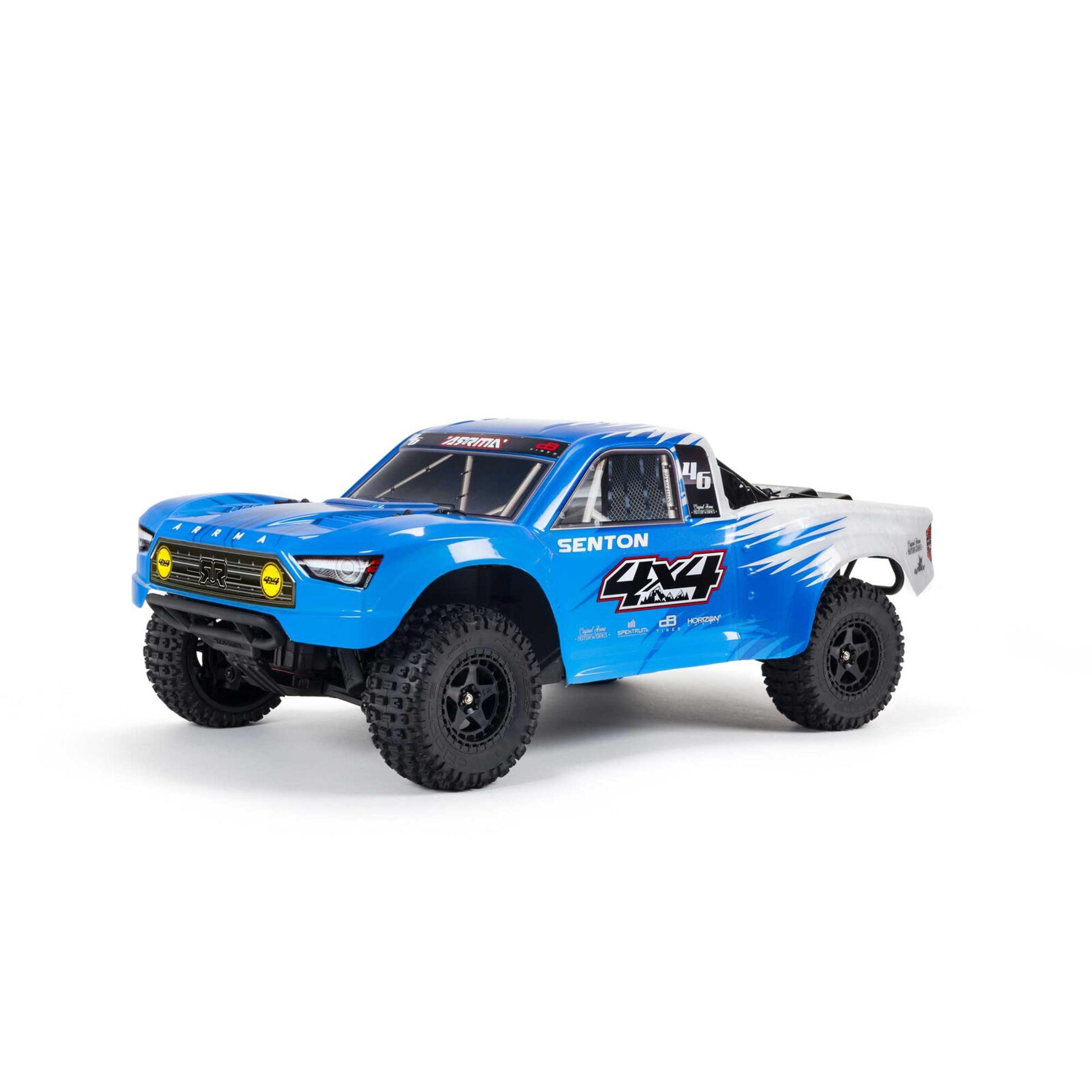ARRMA 1/10 SENTON 4x4 MEGA 550 Brushed SC RTR, Blue