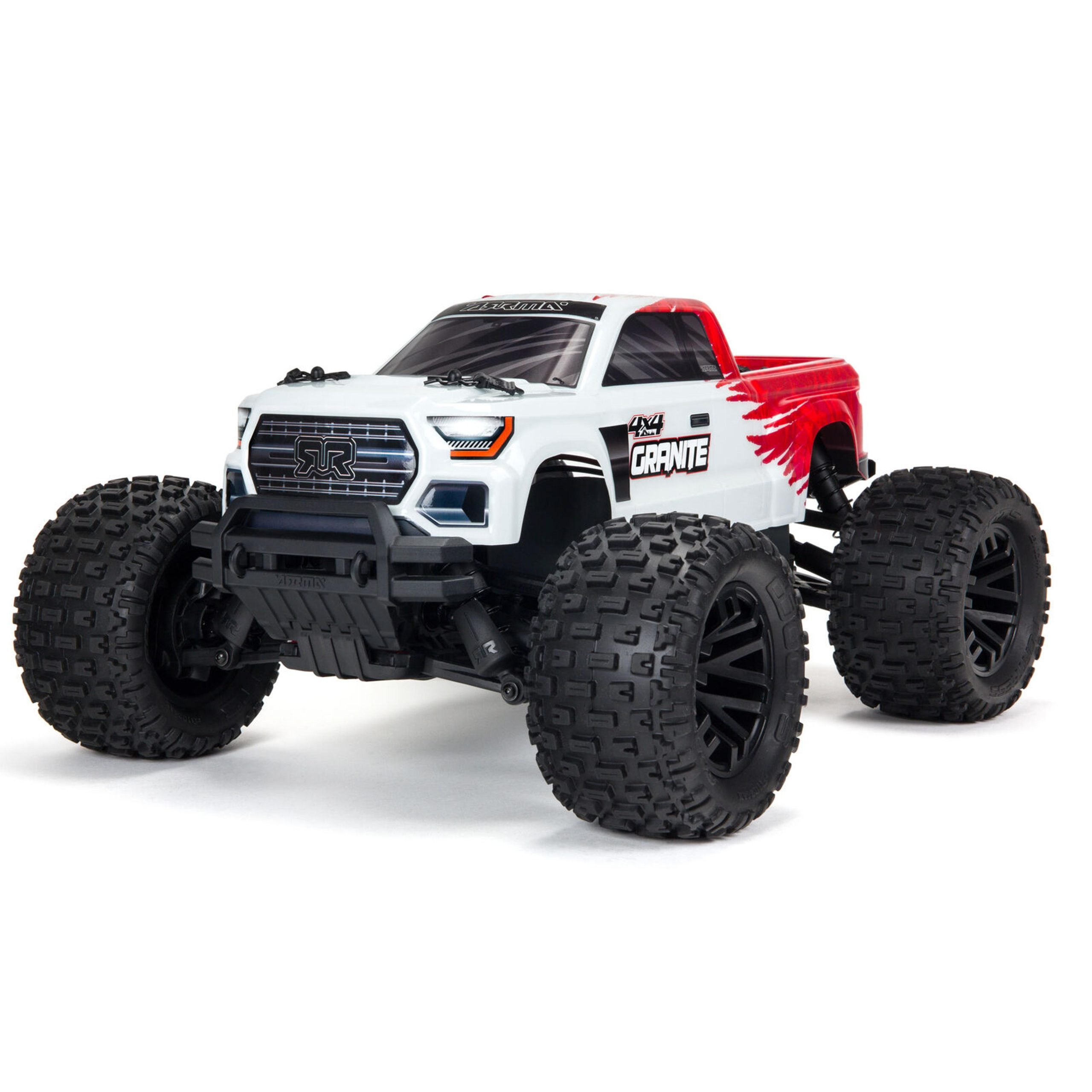 ARRMA 1/10 Granite 4x4 Mega 550 Brushed MT RTR Red/Black