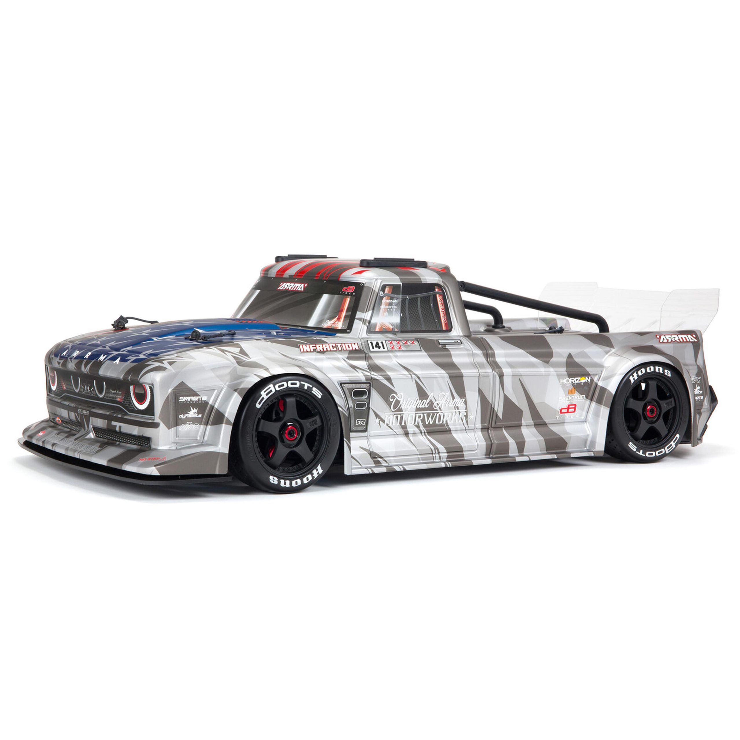 ARRMA Infraction 6S BLX V2 All-Road RTR Truck (Silver)