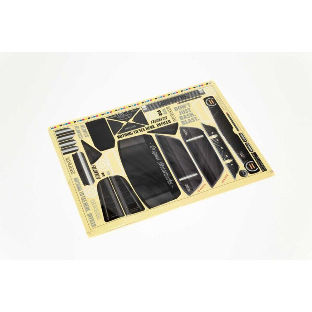 ARRMA Clear Body, Trimmed: FELONY 6S BLX