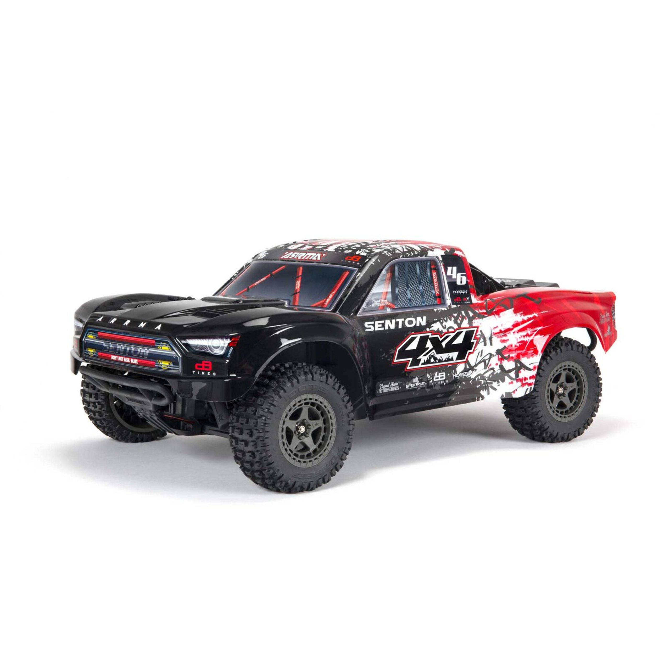 ARRMA 1/10 Senton 4X4 V3 3S BLX B/L Short Course Truck RTR - Red