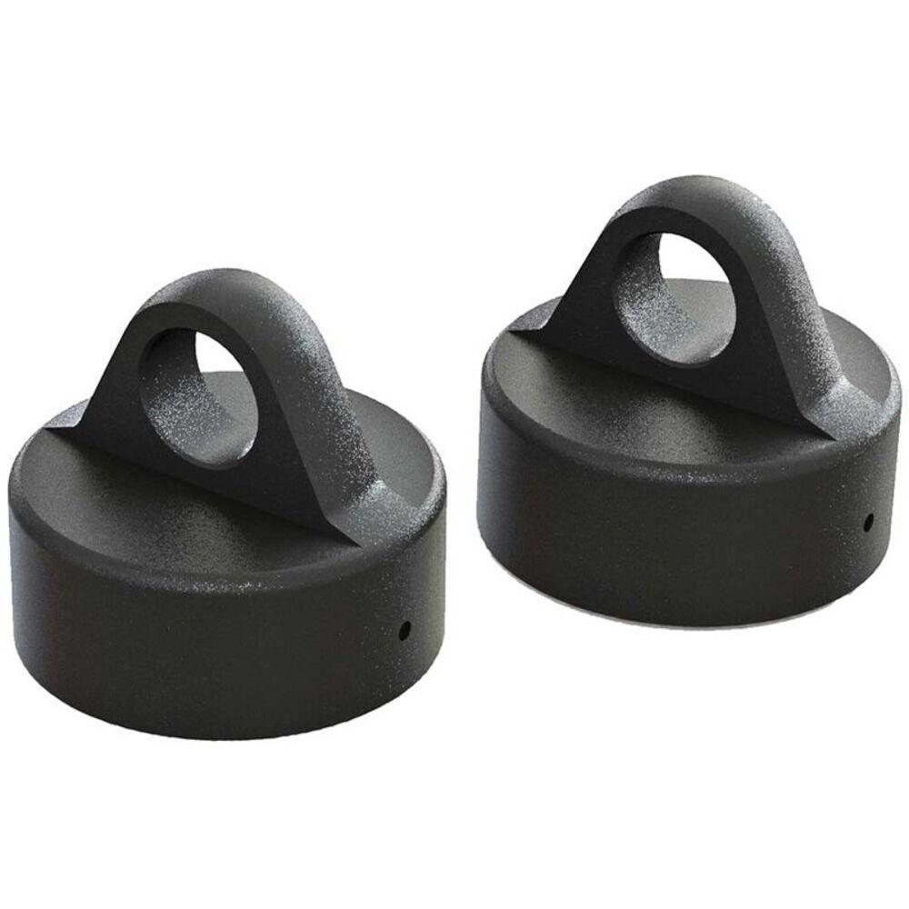 Arrma Aluminum Shock Caps Black (2pc)