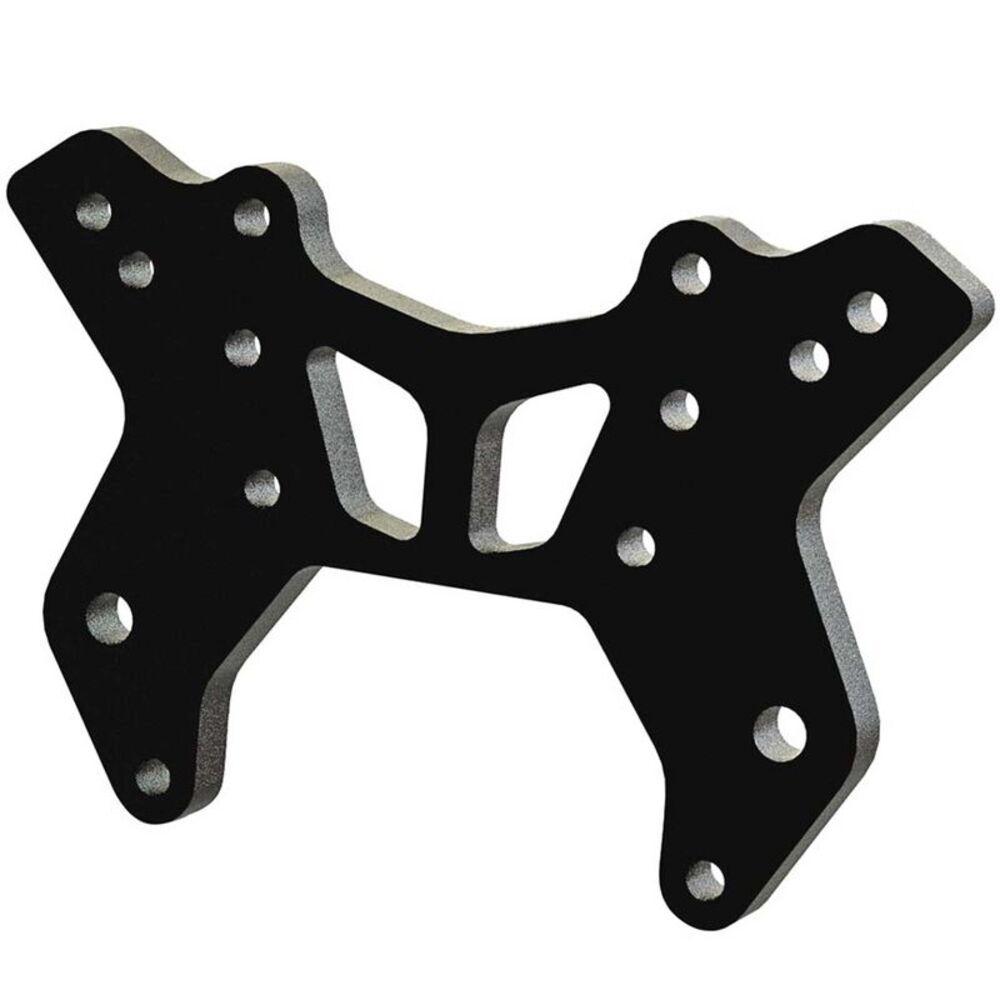 ARRMA Aluminum Front Shock Tower RS Aluminum (Black, Talion)