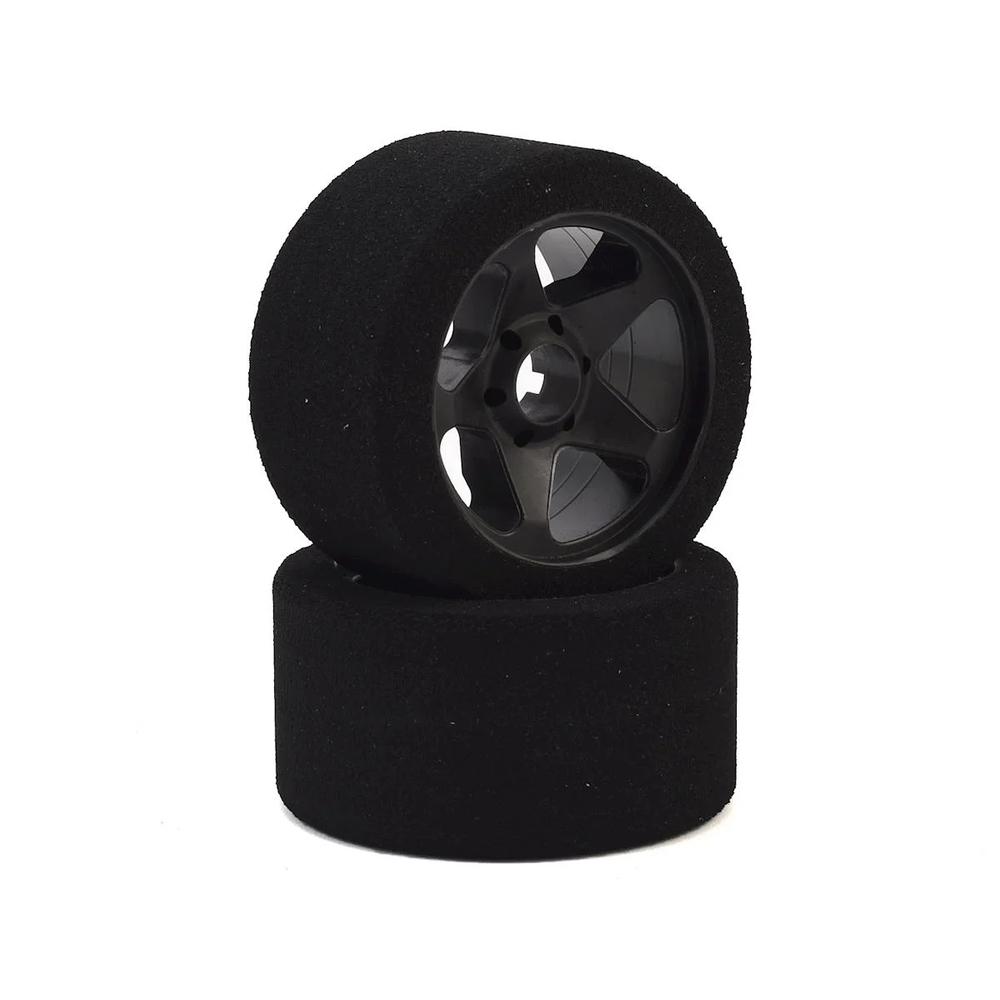 Contact 1/8 Nitro Foam Front Tires (37 Shore) w/5 Spoke Rim (2pc)