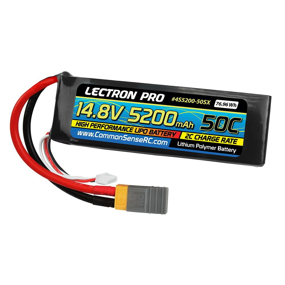 Battery-14.8V 5200mAh 50C Soft Pack w/XT60 Connector&CSRC adapter