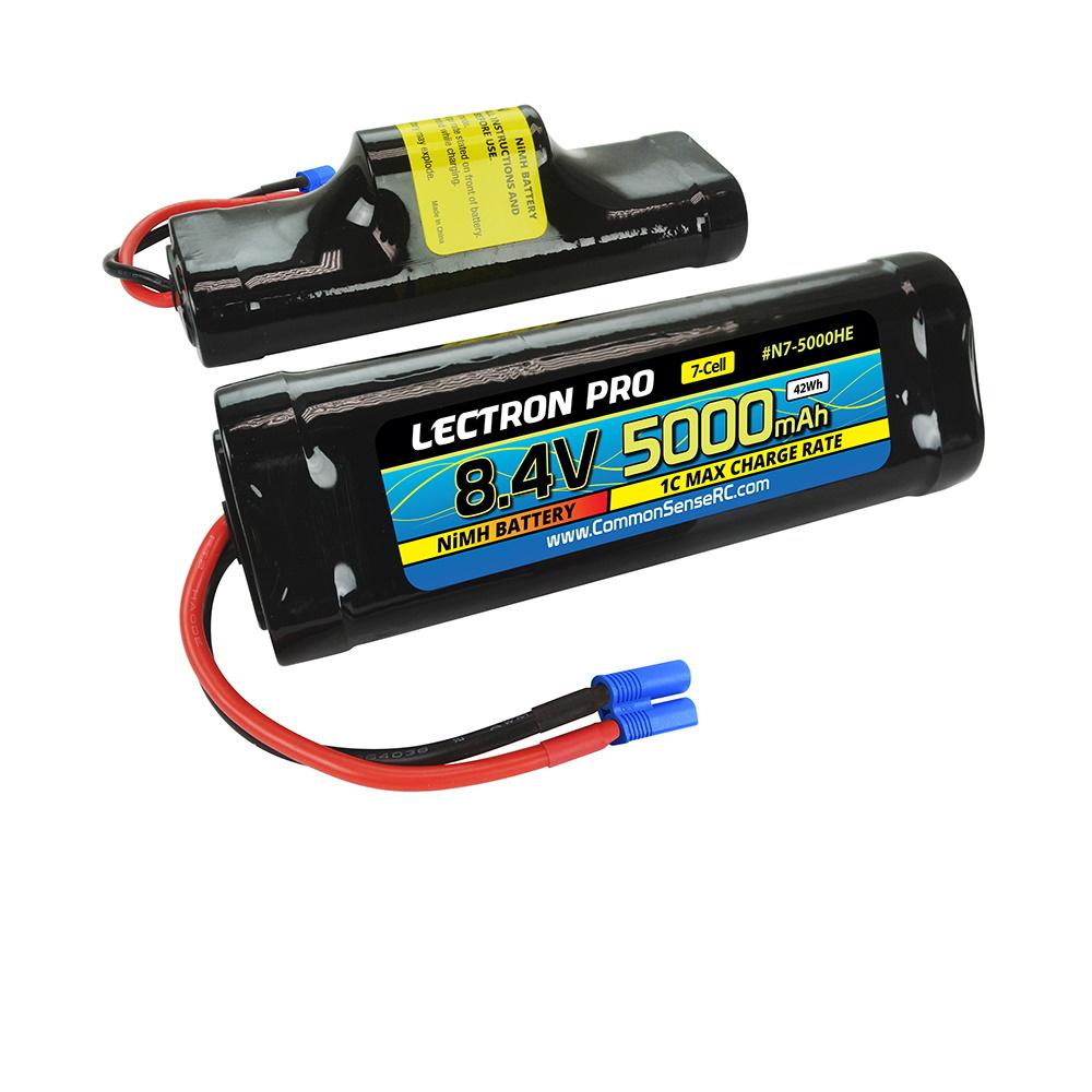 Battery - NiMH 8.4V 5000mAh Hump Pack w/EC3 Connector
