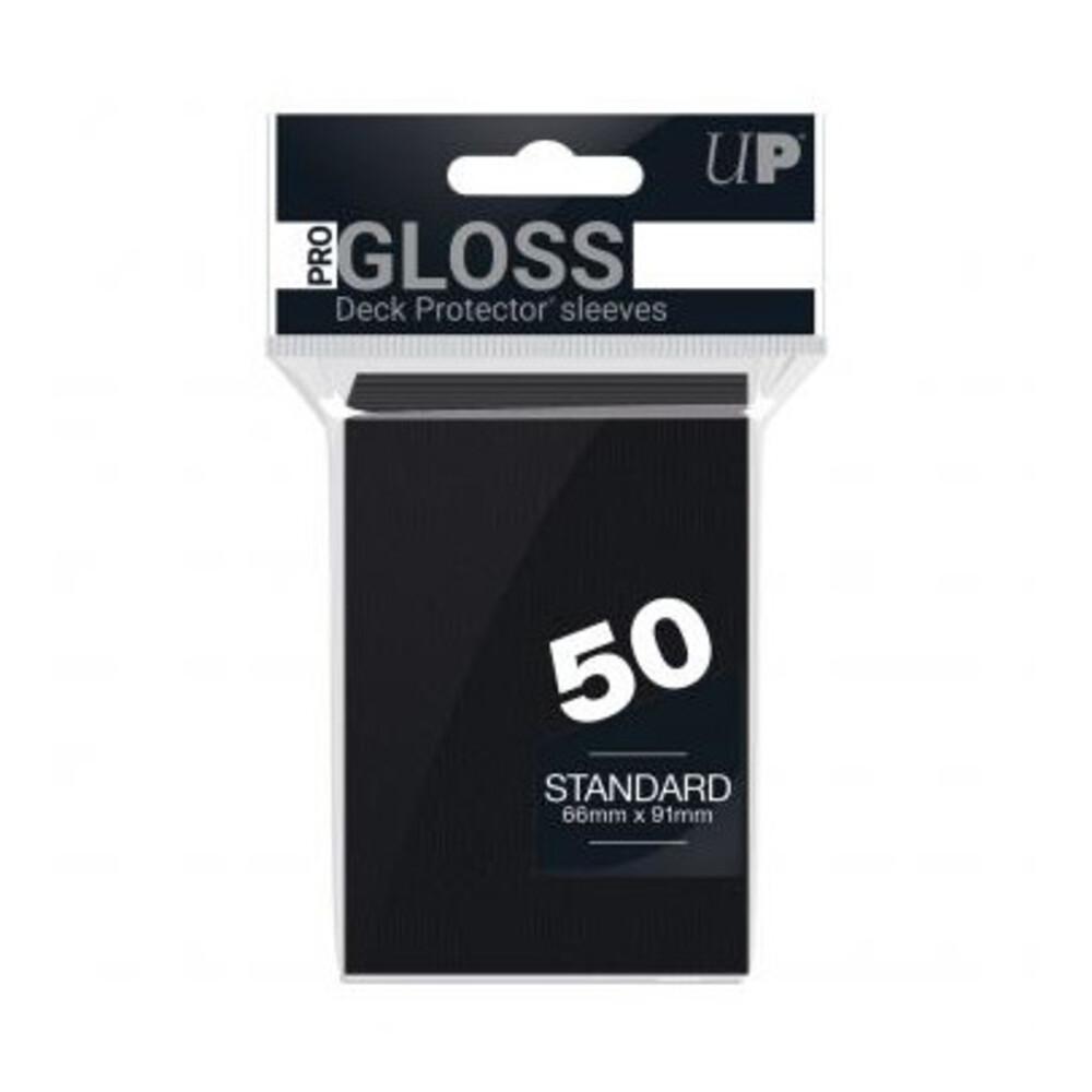 Ultra Pro Gloss Black Standard Deck Protectors (50 ct)