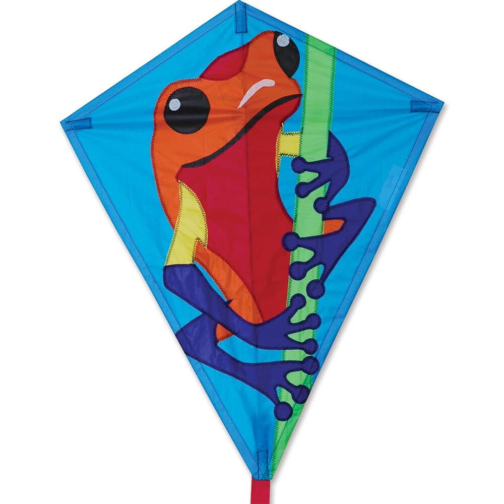 Premier 30 in. Diamond Kite - Poison Dart Frog