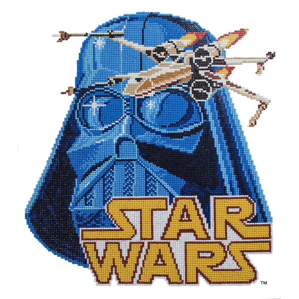 Diamond Dotz Vader and X-Wing Diamond Painting Kit