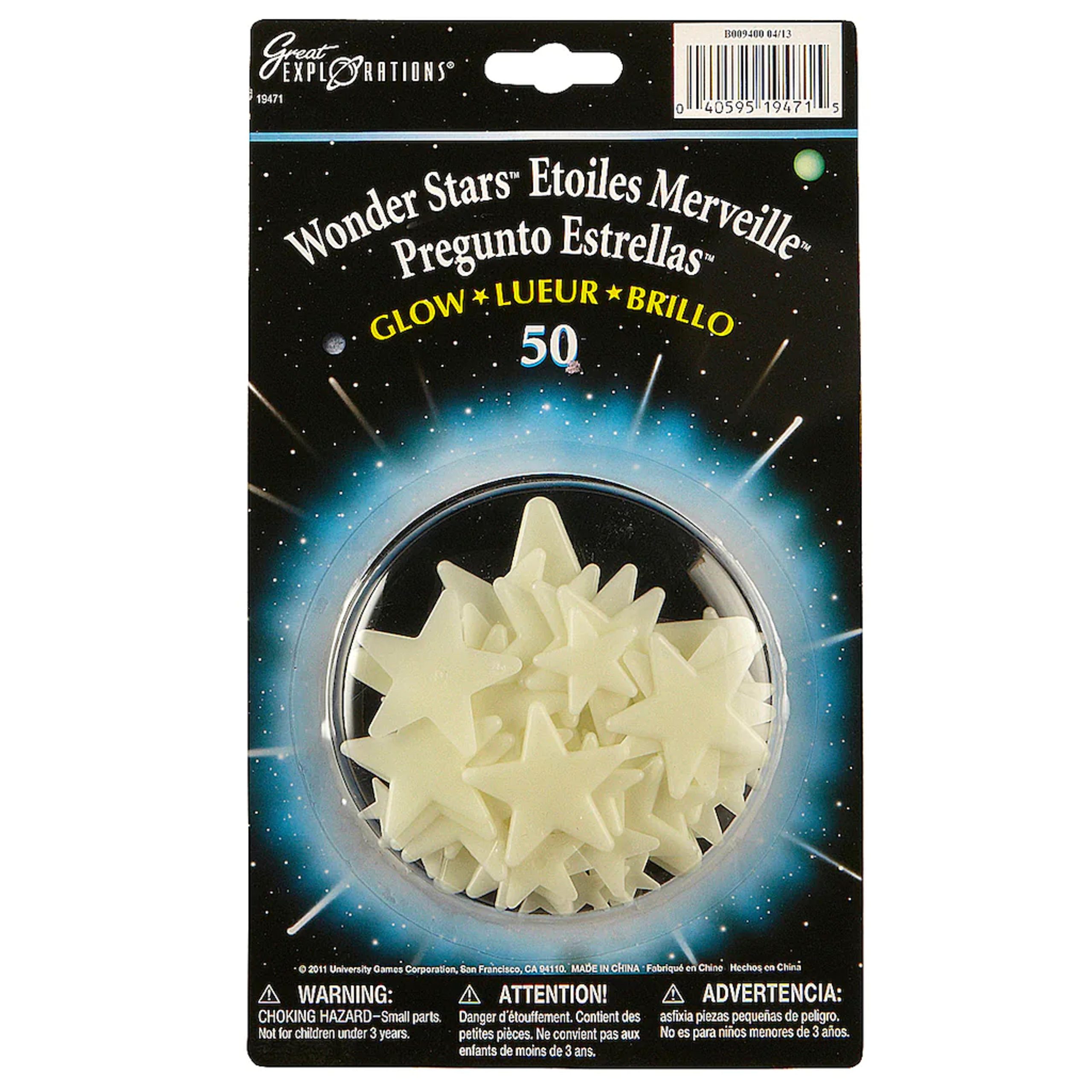 Glow In The Dark Wonder Stars (50 Stars)