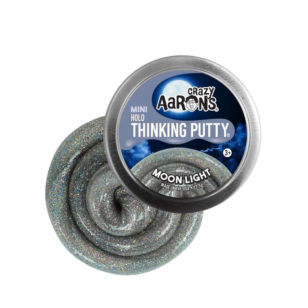 Crazy Aarons Mini Holo Thinking Putty - Moon Light